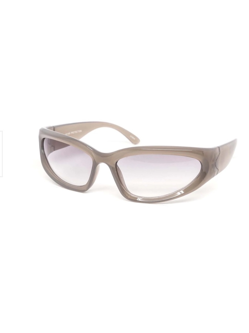 Oval Fashion Sunglasses - grey